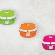 1-Tier Stainless Steel Lunchbox with Handle and Spoon , stainless steel lunchbox singapore, customised lunchbox, lunchbox, lunchbox carrier, bright lunchbox, best lunchbox singapore, lunchbox online