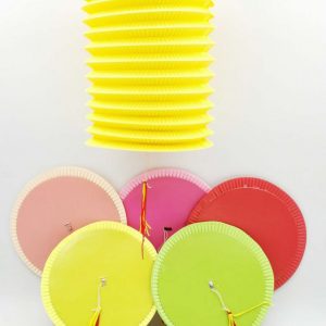 Mid autumn 2020, lanterns, kids lantern, Chinese lantern, paper lantern, traditional lantern, lantern festival, sg paper lanterns, sg traditional lanterns online, buy lanterns online, lantern decoration sg, modern lantern, block colours, sweet cheerful lanterns , pastel, medium paper lanterns sg