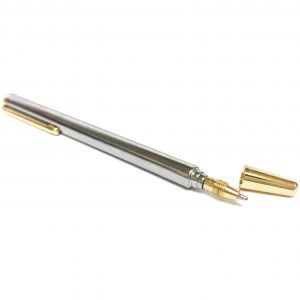 retractable pointer with pen