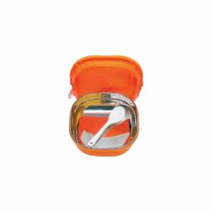 1-Tier Stainless Steel Lunchbox with Handle and Spoon , stainless steel lunchbox singapore, customised lunchbox, lunchbox, lunchbox carrier, bright lunchbox, best lunchbox singapore, lunchbox online