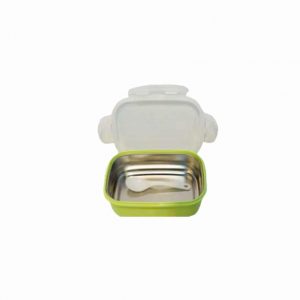 Stainless Steel 1 Compartment Lunchbox with Spoon